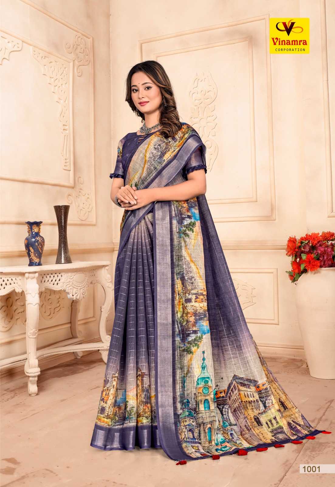 Ynf Linen RIN203 NEBULA VOL-1 Sarees Wedding Collections Festive Collections Wholesale Designer Sarees Traditional Sarees Linen Sarees Manufacturer