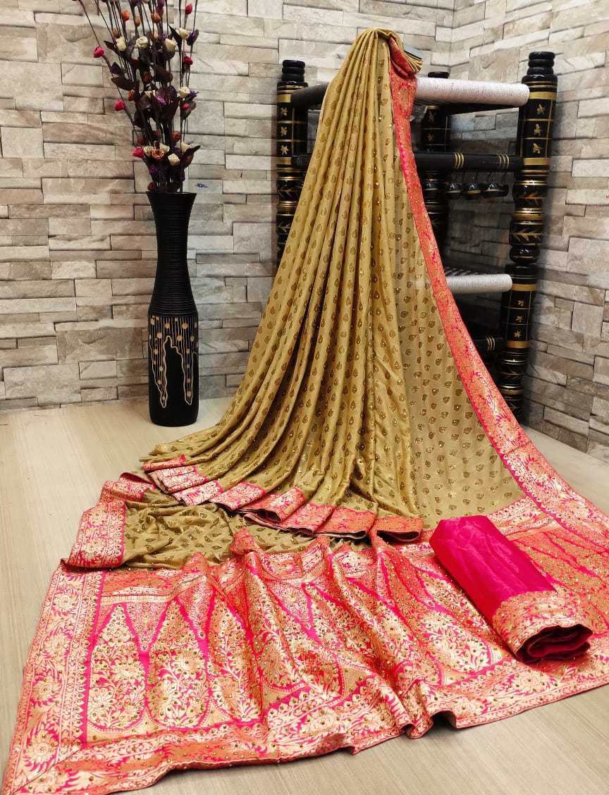 Ynf Malai Silk KESH114 3828 Silk Sarees Wedding Collections Festive Collections Wholesale Banarasi Silk Sarees Designer Silk Sarees Silk Sarees With Stone Work Manufacturer