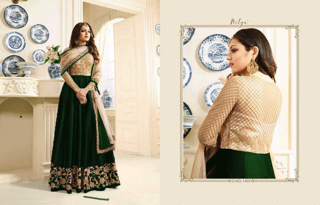 Ynf Mono Slub KESH504 1403 Suits & Dresses Wholesale Anarkali Suits Semi Stitched Suits Floor-Length Suits Semi-Stitched Suits Manufacturer