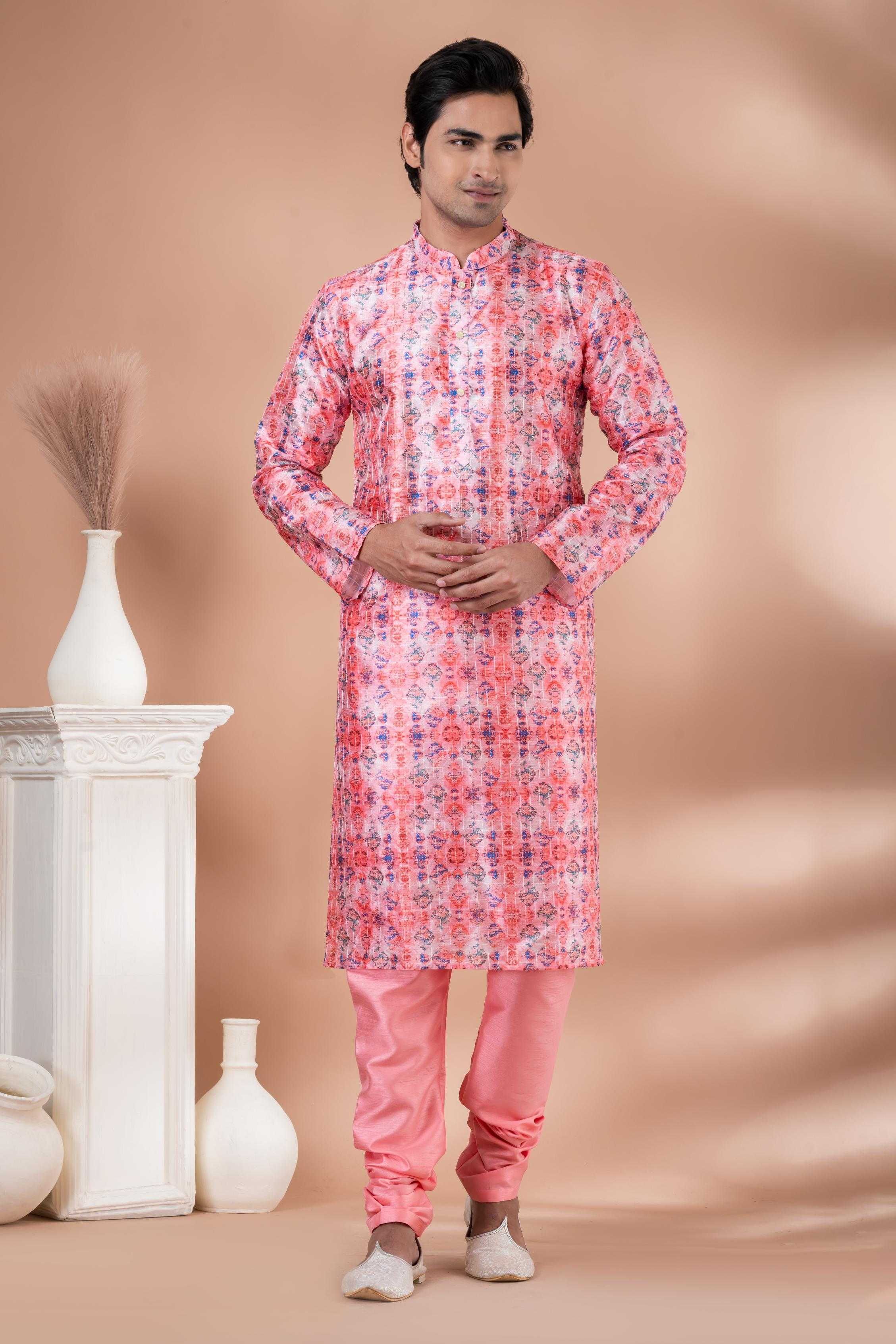 Ynf Mono Slub RIN223 3351A Mens Wear Wholesale Mens Kurtas Mens Kurta Pyjama Men Wedding kurta Manufacturer