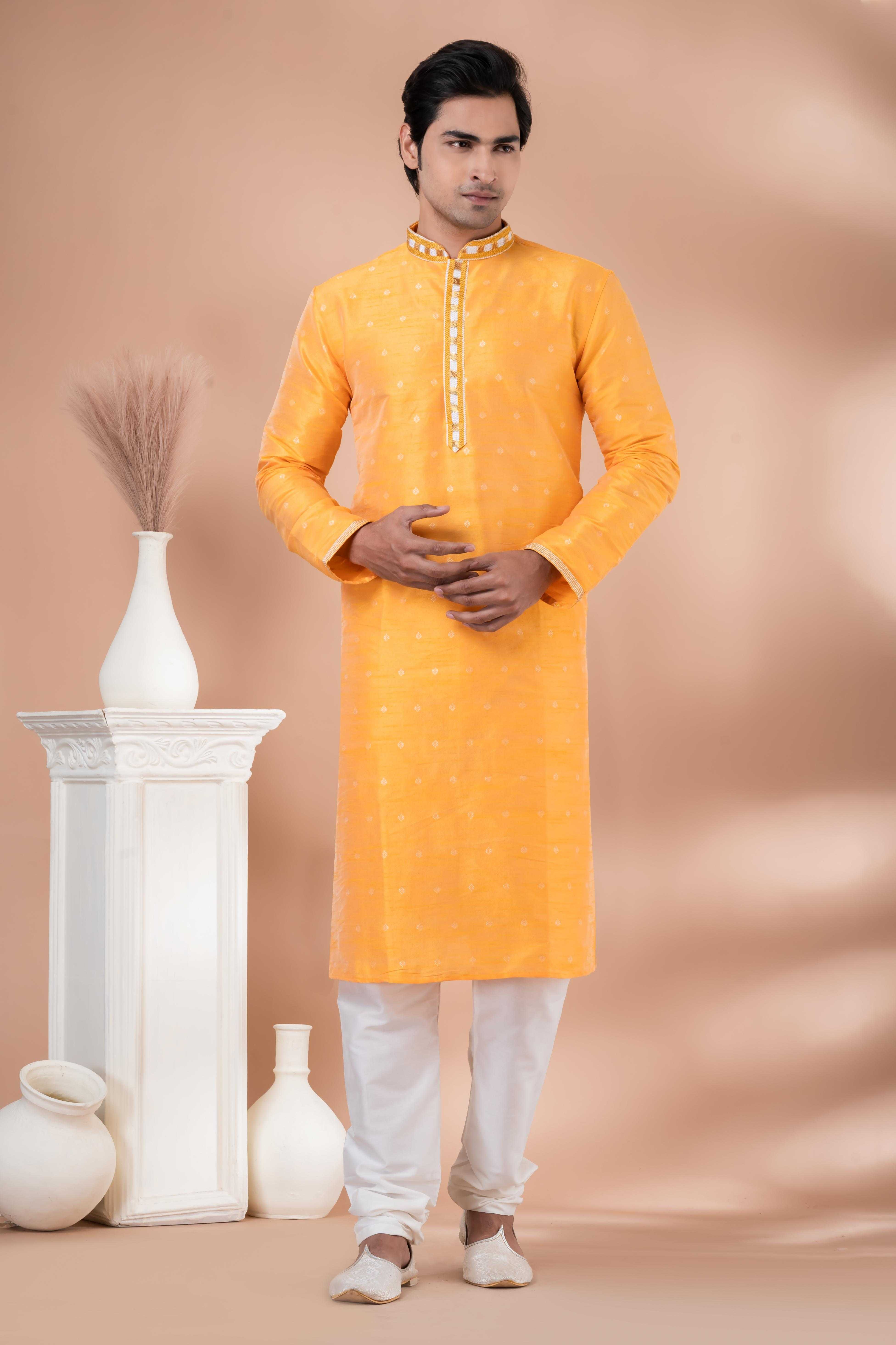 Ynf Mulberry RIN223 3363A Mens Wear Wholesale Mens Kurtas Mens Kurta Pyjama Men Wedding kurta Manufacturer