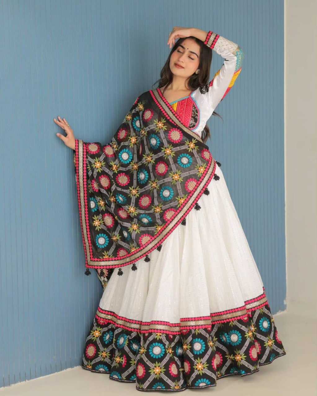 Ynf Muslin Cotton RIN222 271 Lehengas Festive Collections Wholesale Designer Lehenga Choli Navratri Chaniya Choli Manufacturer