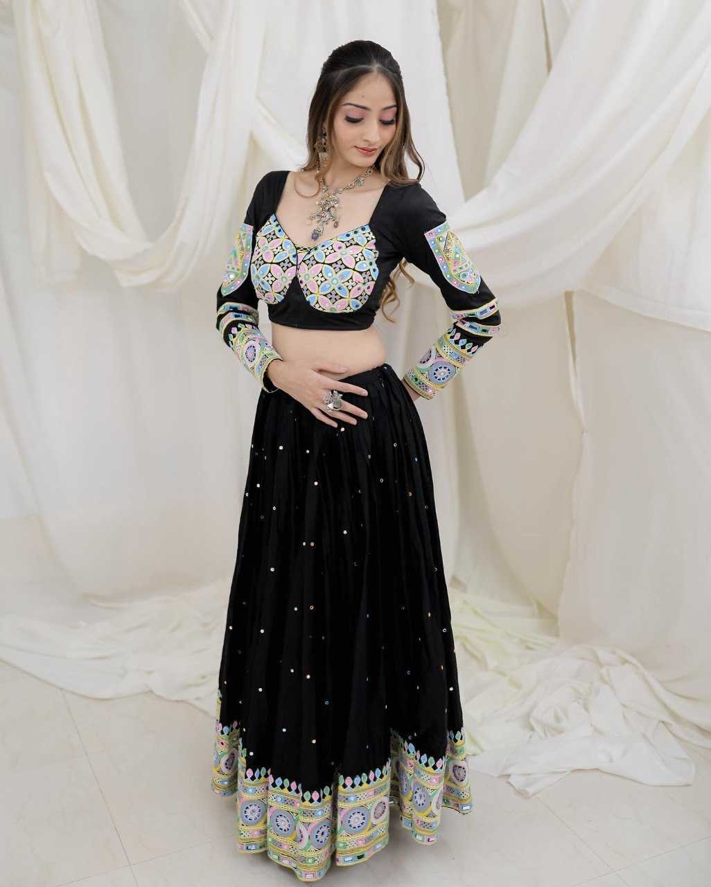 Ynf Muslin Cotton RIN222 276 Lehengas Wholesale Fancy Lehenga Printed Lehenga Embroidered Lehenga Chaniya Choli Manufacturer