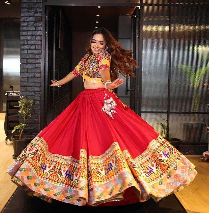Ynf Muslin Cotton RIN222 277 Lehengas Wholesale Fancy Lehenga Rajwada Lehenga Printed Lehenga Embroidered Lehenga Manufacturer