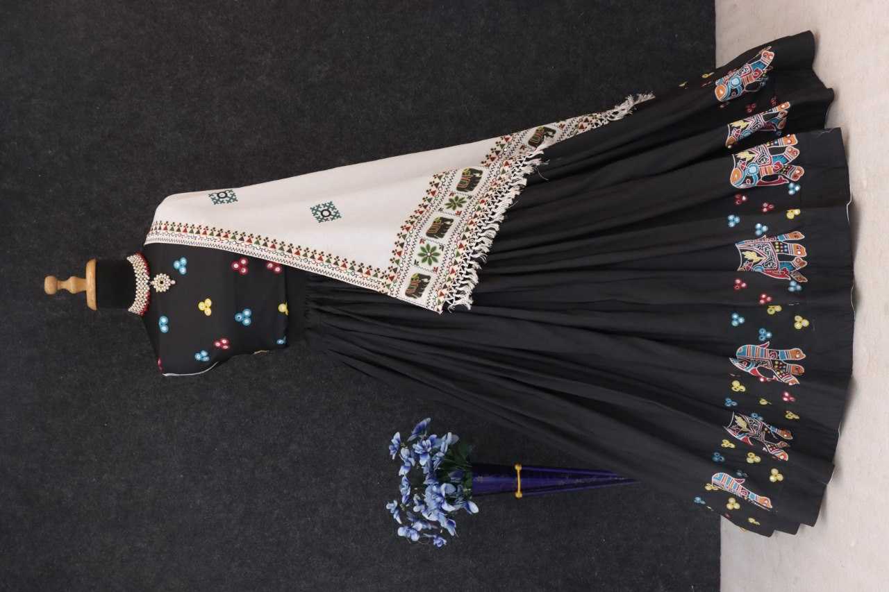 Ynf Muslin Cotton RIN222 278 Lehengas Wholesale Fancy Lehenga Printed Lehenga Embroidered Lehenga Manufacturer