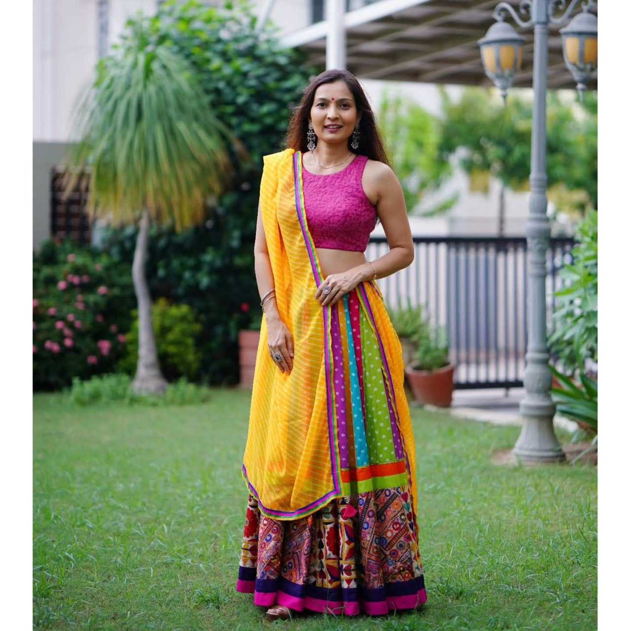 Ynf Muslin Cotton RIN222 286 Lehengas Wedding Collections Festive Collections Wholesale Lehenga With Dupatta Lehenga With Blouse Navratri Chaniya Choli Manufacturer