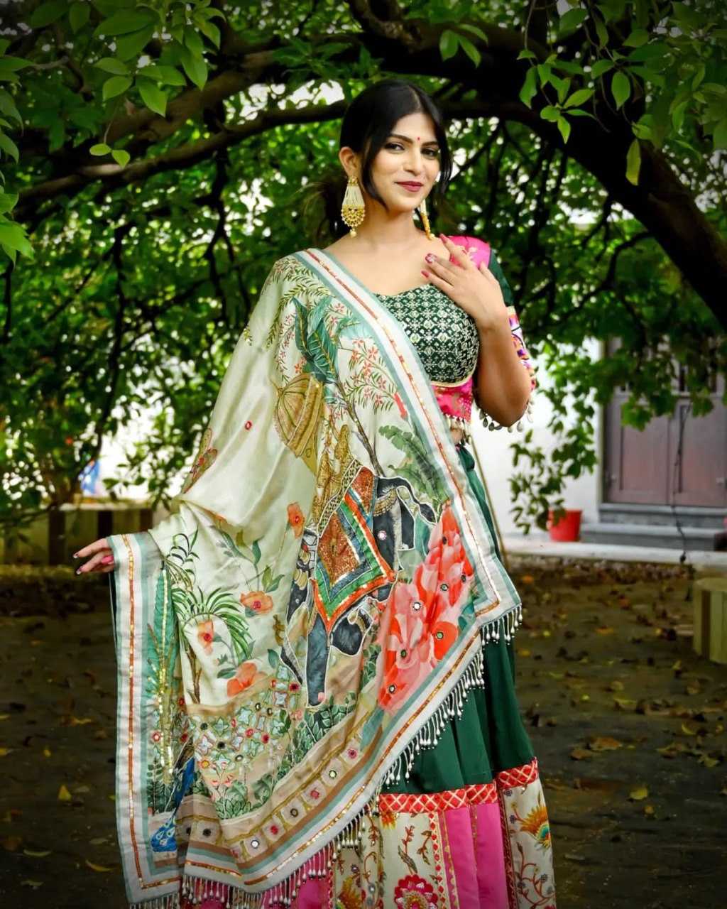 Ynf Muslin Cotton RIN222 290 Lehengas Wedding Collections Festive Collections Wholesale Printed Lehenga Lehenga With Dupatta Lehenga With Blouse Manufacturer