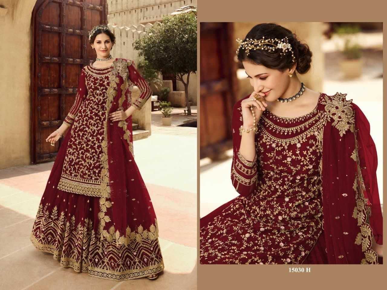 Ynf Net KESH504 15030 Suits & Dresses Wholesale Embroidery Suits Semi Stitched Suits Net Suit Manufacturer