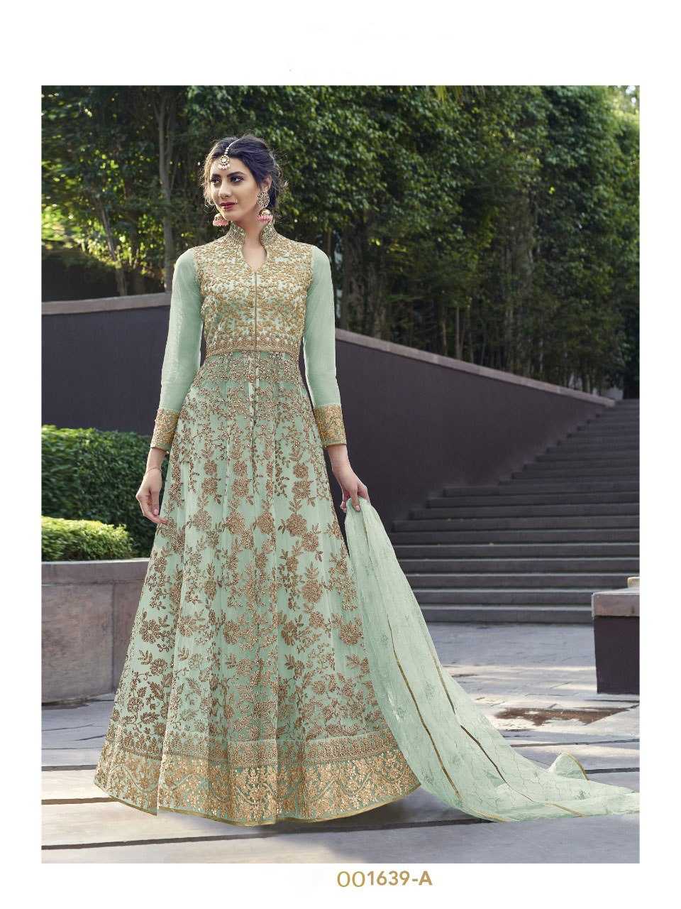 Ynf Net KESH504 1639 Suits & Dresses Wholesale Semi Stitched Suits Net Suit Semi-Stitched Suits Manufacturer