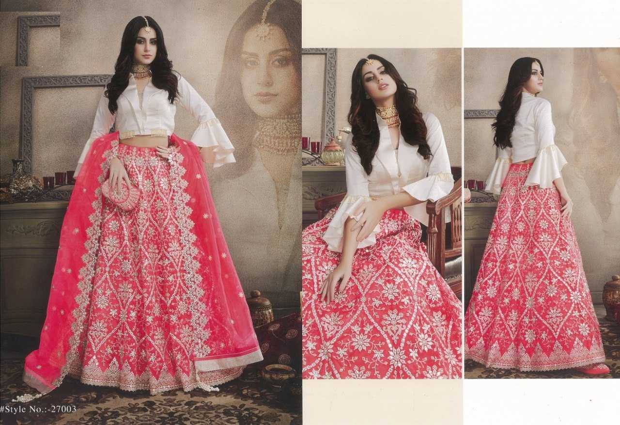 Ynf Net KESH504 27003 Lehengas Wholesale Fancy Lehenga Wedding Lehenga Red Lehenga Manufacturer