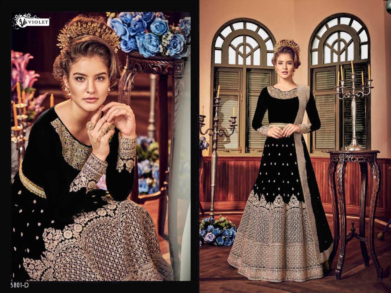 Ynf Net KESH504 5810 Gowns Wedding Collections Festive Collections Wholesale Net Gowns Embroidered Gown Gown With Dupatta Manufacturer