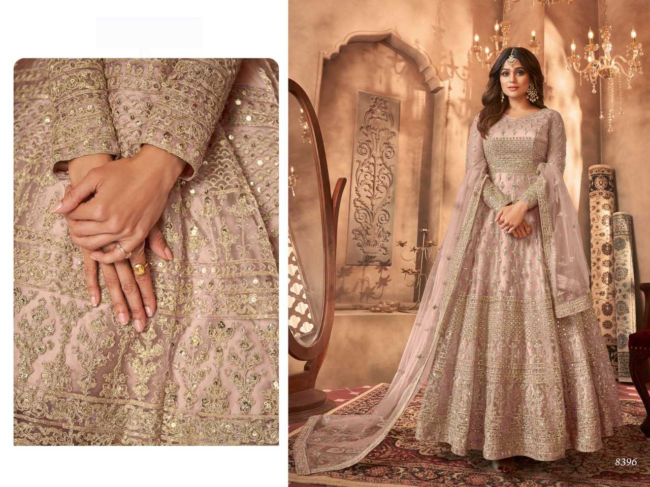 Ynf Net KESH504 8396 Gowns Wedding Collections Bollywood Collections Wholesale Embroidery Gowns Net Gowns Shamita Shetty Manufacturer