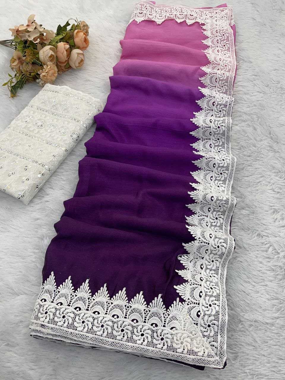 Ynf Nylon RIN216 Damini Sarees Wholesale Party Wear Sarees Fancy Sarees Lace Border Sarees Manufacturer