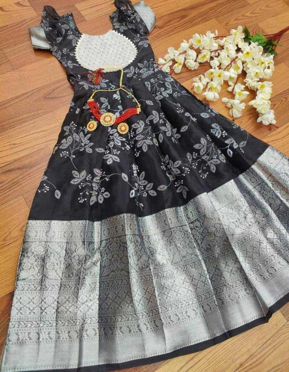 Ynf Organza KESH503 7794 Kids Wear Wholesale Kids Gown Kids Ethnic Gowns Manufacturer