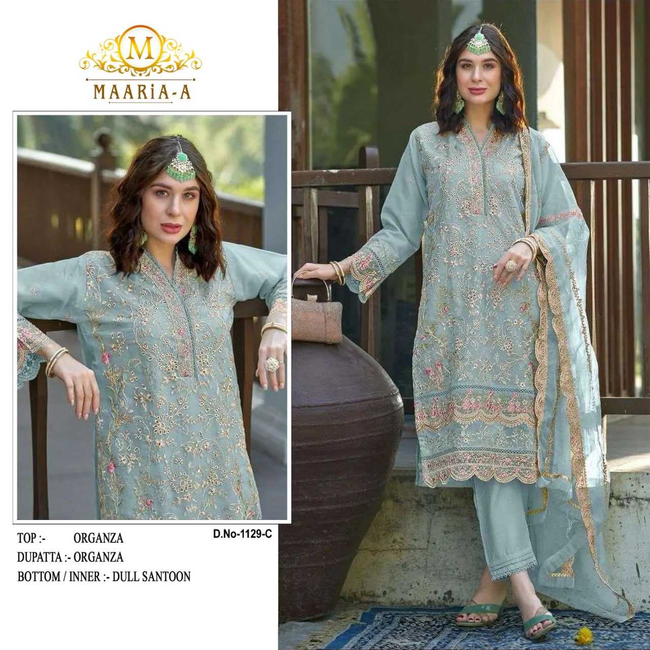 Ynf Organza KESH504 1129 Suits & Dresses Islamic Clothing Wholesale Pakistani Suits Embroidery Suits Party wear suits Manufacturer