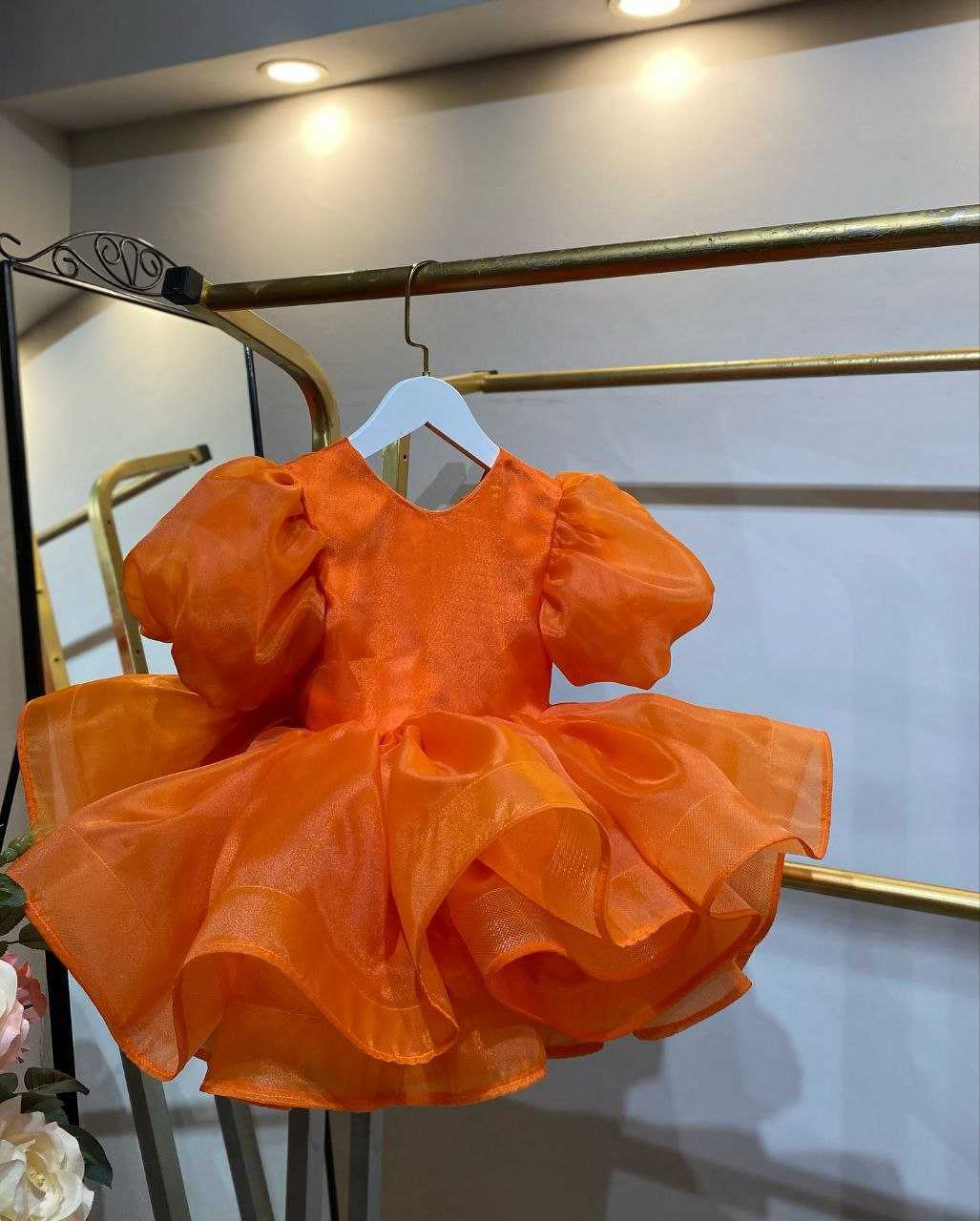 Ynf Organza RIN107 346 Kids Wear Wholesale Kids Frocks Girls Frock Kids Designer Frock Manufacturer