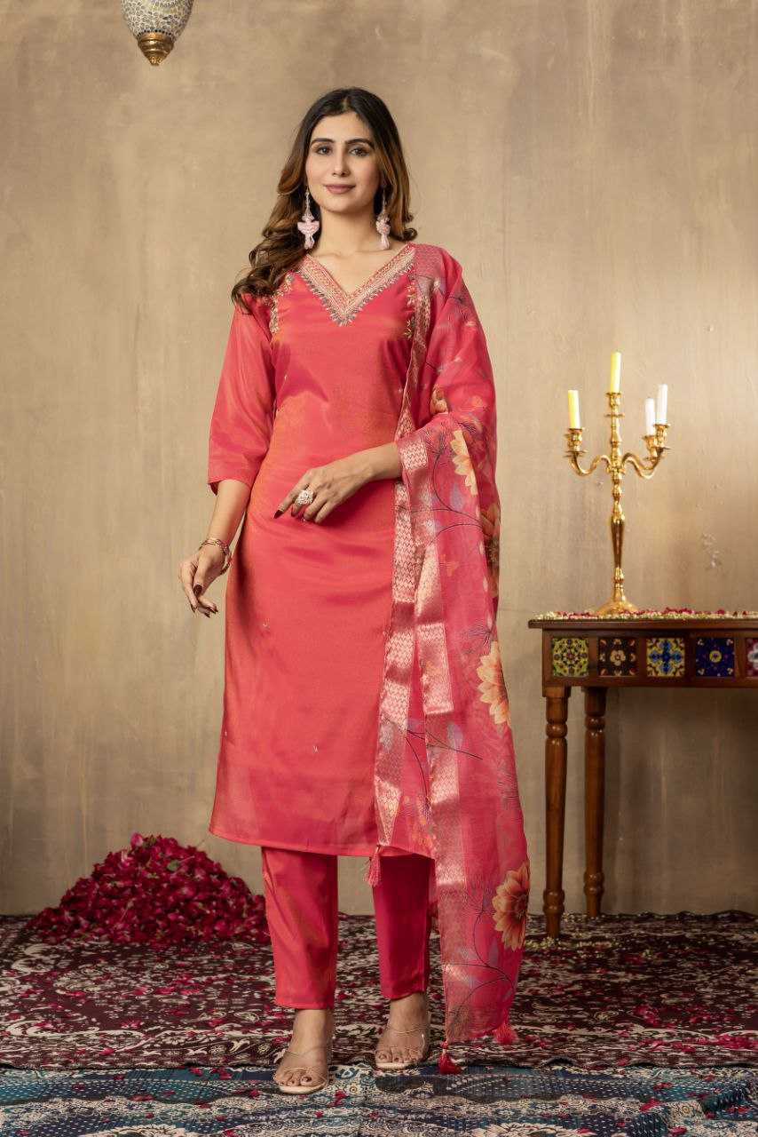 Ynf Organza RIN112 GOLD QUEEN Kurti Wholesale Party Wear Kurtis Designer Kurtis Fancy Kurti Manufacturer