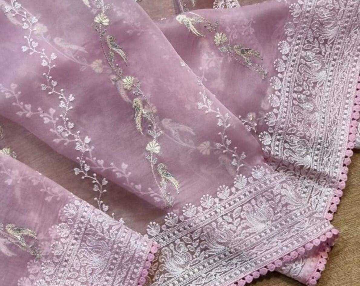 Ynf Organza RIN131 195 Sarees Wholesale Organza Sarees Fancy Sarees Embroidered Sarees Manufacturer