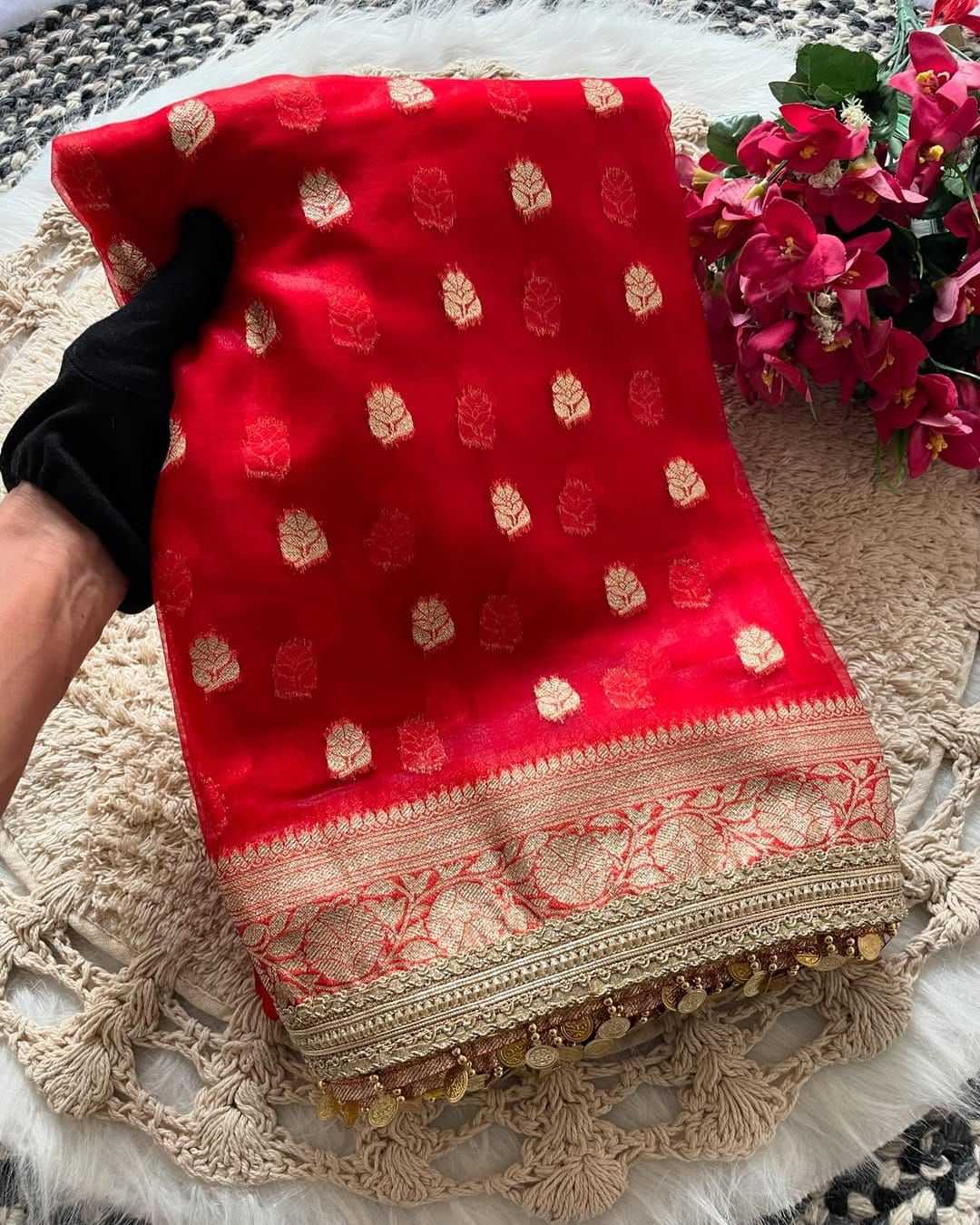 Ynf Organza Silk KESH484 317 Silk Sarees Wedding Collections Festive Collections Wholesale Designer Silk Sarees Zari Border Silk Sarees Silk Sarees For Weddings Manufacturer