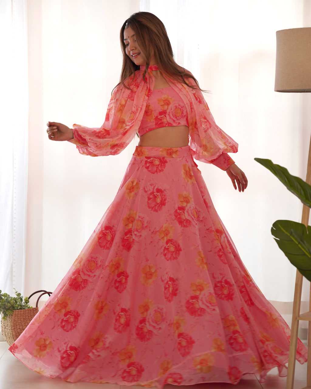 Ynf Organza Silk KESH504 53 Lehengas Wedding Collections Festive Collections Wholesale Wedding Lehenga Printed Lehenga Lehenga With Blouse Manufacturer