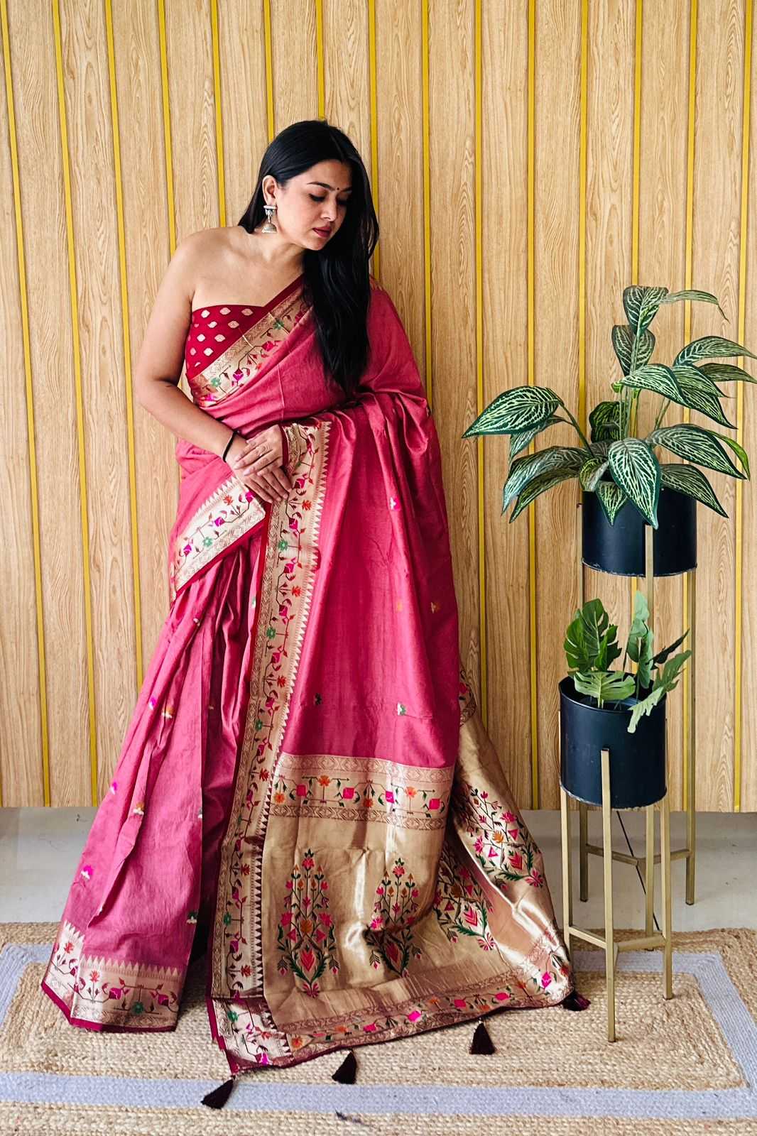 Ynf Paithani Silk RIN183 SHABRI Silk Sarees Wedding Collections Wholesale Paithani Sarees Soft Silk Sarees Designer Silk Sarees Manufacturer