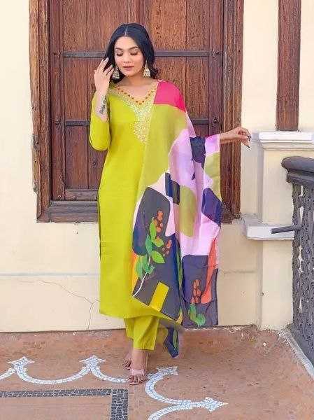 Ynf Premium Roman Silk KESH517 1102 Suits & Dresses Wholesale Designer dresses Handwork Suits Manufacturer