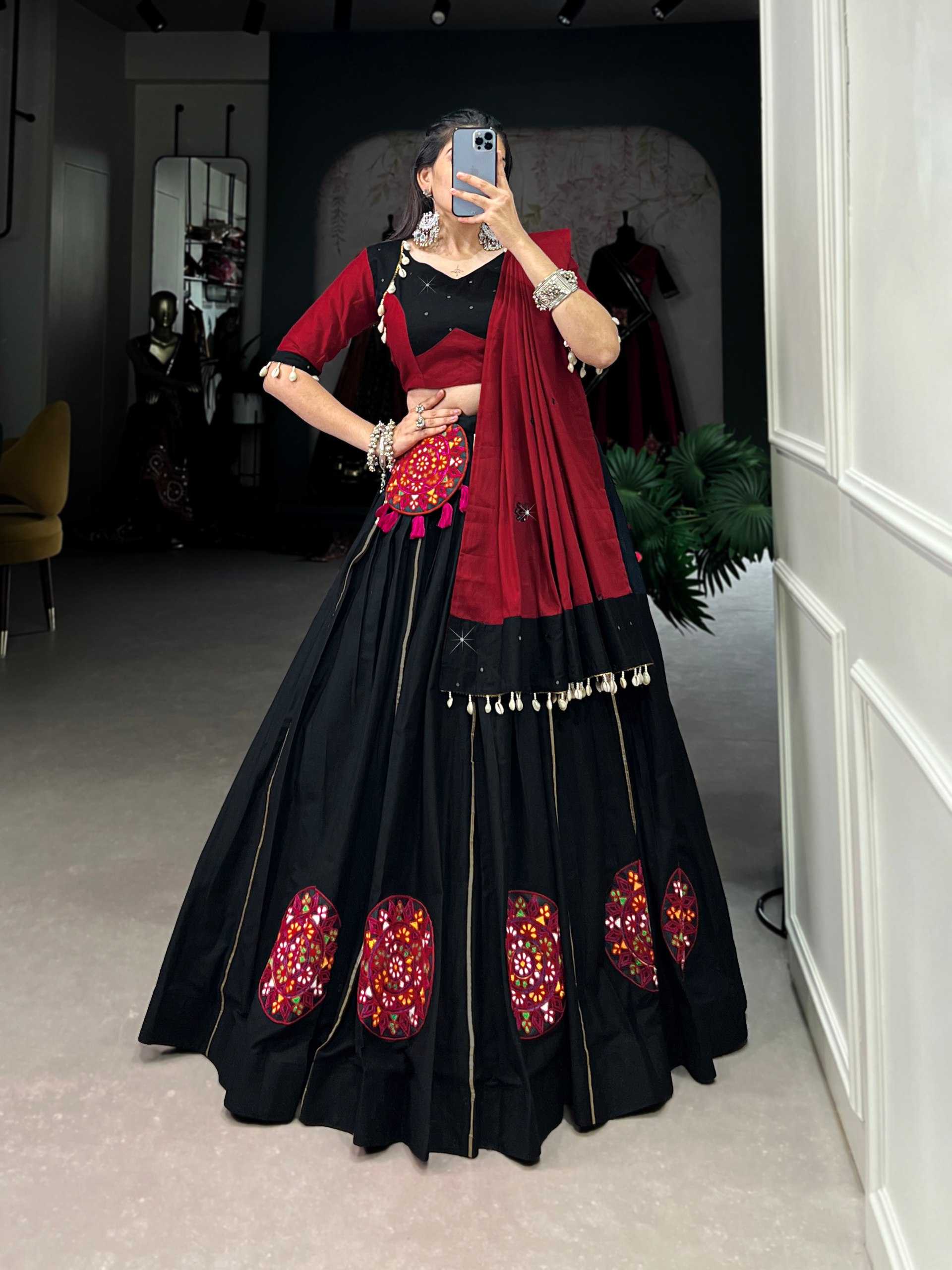 Ynf Pure Cotton KESH134 1603 Lehengas Festive Collections Wholesale Designer Lehenga Choli Navratri Chaniya Choli Manufacturer