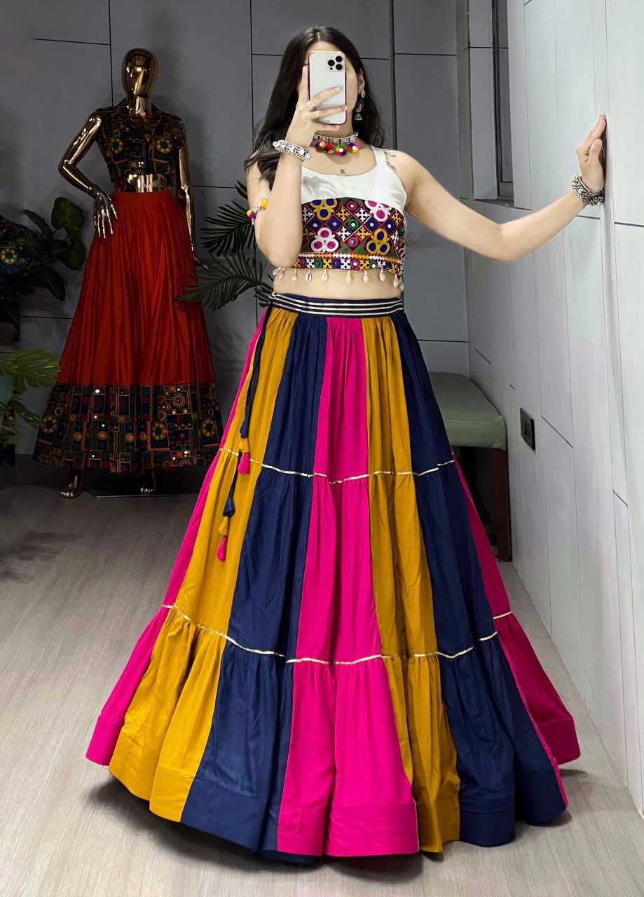Ynf Pure Rayon RIN119 8049 Lehengas Wedding Collections Festive Collections Wholesale Designer Lehenga Choli Lehenga With Blouse Navratri Chaniya Choli Manufacturer