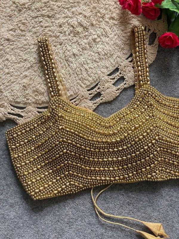 Ynf Pure Silk KESH426 Spaghetti Readymade Blouses Wholesale Sleeveless Blouse Party Wear Blouse Silk Blouse Manufacturer
