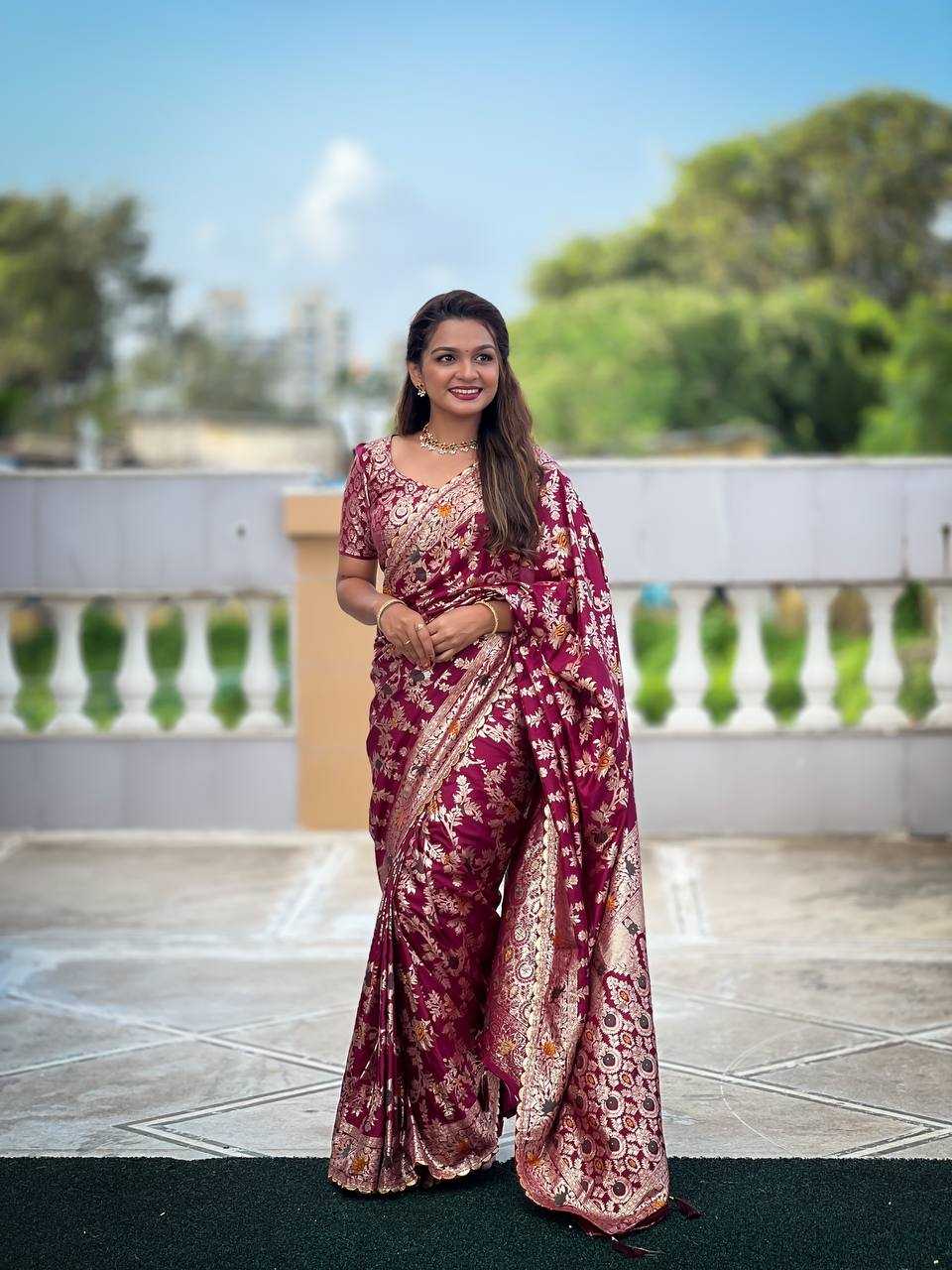 Ynf Pure Viscos KESH515 Flower valley Silk Sarees Wedding Collections Festive Collections Wholesale Dola Silk Sarees Traditional Silk Sarees Silk Sarees With Blouse Manufacturer