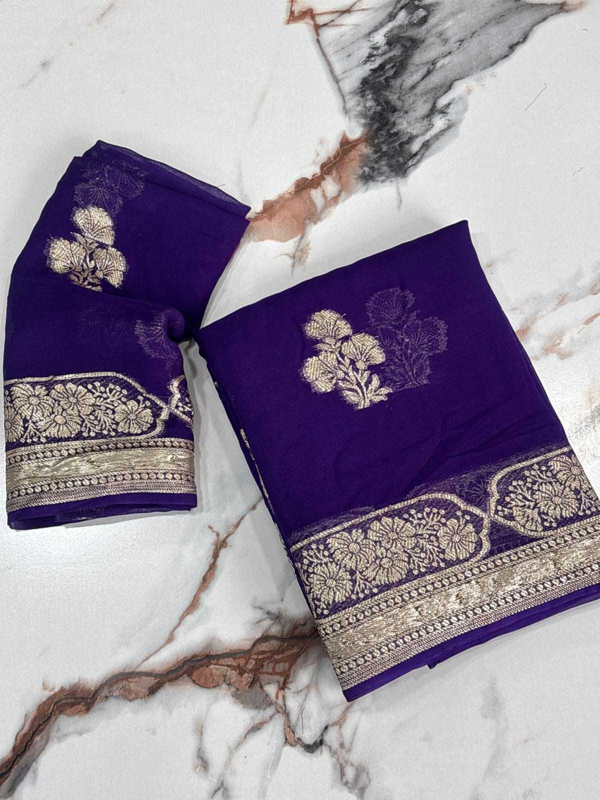 Ynf Pure Viscos RIN178 shown Sarees Wedding Collections Festive Collections Wholesale Georgette Sarees Zari Border Sarees Viscose Saree Manufacturer