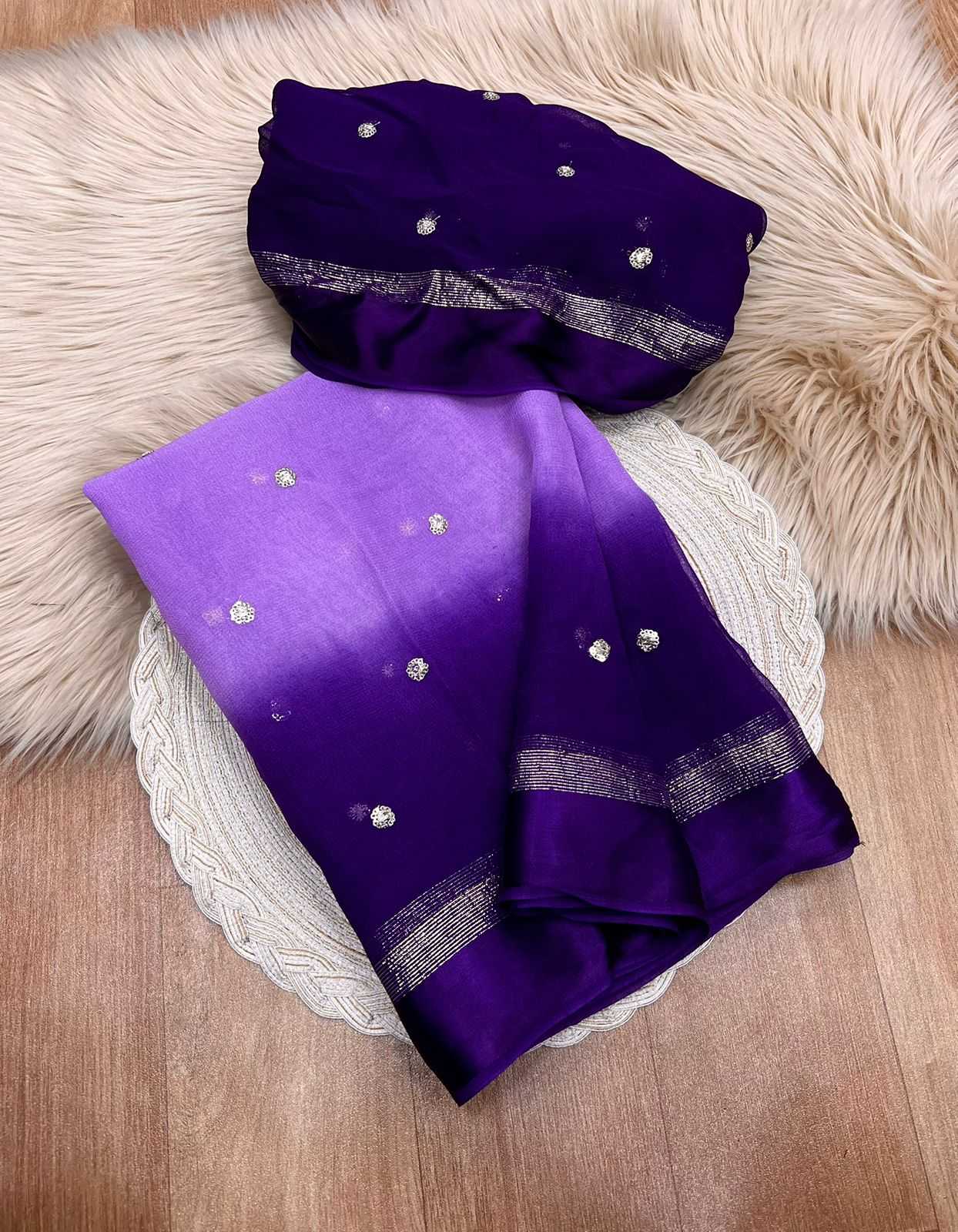 Ynf Pure Viscos RIN198 318 Sarees Wedding Collections Festive Collections Wholesale Georgette Sarees Sequence Sarees Viscose Saree Manufacturer