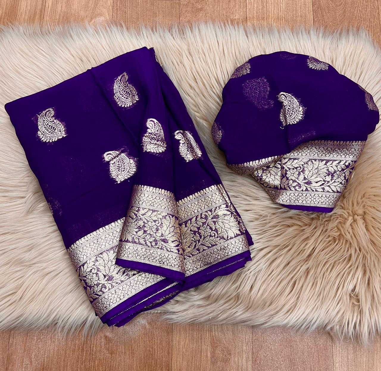 Ynf Pure Viscos RIN198 Quality Sarees Wedding Collections Festive Collections Wholesale Designer Sarees Georgette Sarees Viscose Saree Manufacturer