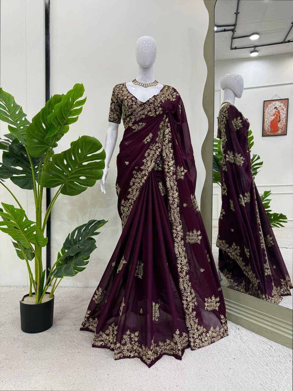 Ynf Rangoli Silk RIN133 592 Sarees Wholesale Designer Sarees Fancy Sarees Work Sarees Manufacturer