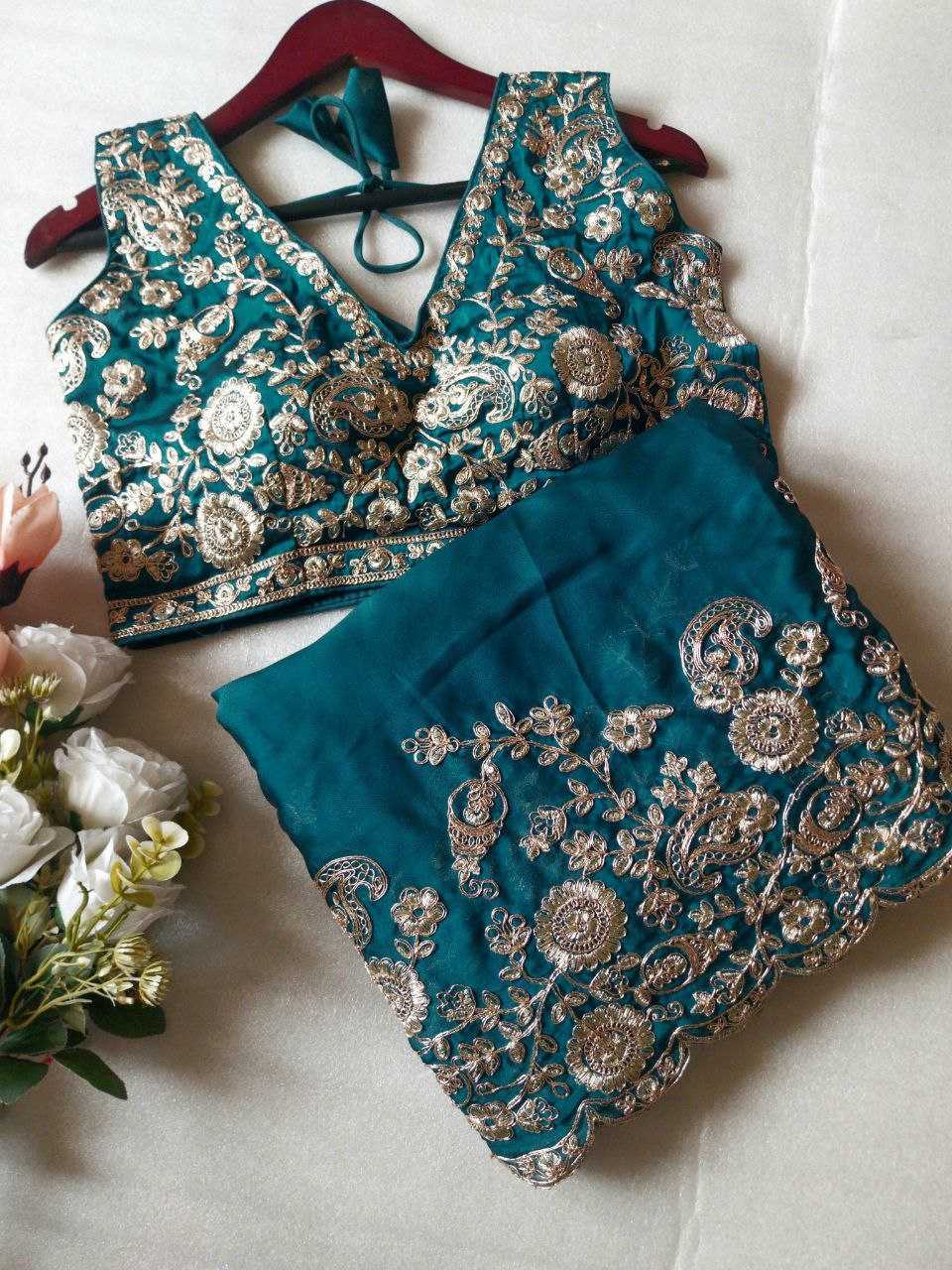 Ynf Rangoli Silk RIN171 delicately Sarees Wholesale Party Wear Sarees Sarees With Blouse Manufacturer
