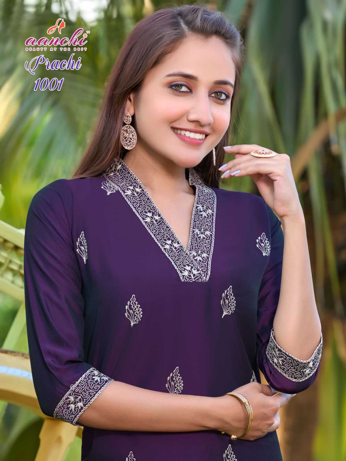 Ynf Rangoli Silk RIN190 AANCHI-PRACHI Setwise Collections Wholesale Kurtis Catalogs Manufacturer