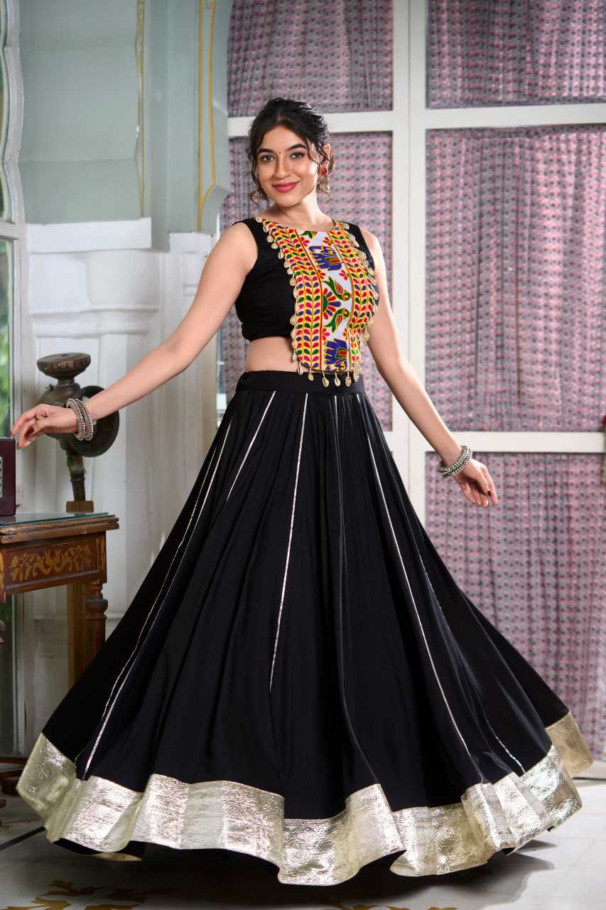 Ynf Rayon KESH134 1616 Lehengas Wedding Collections Festive Collections Wholesale Gota Patti Lehenga Lehenga With Blouse Navratri Chaniya Choli Manufacturer