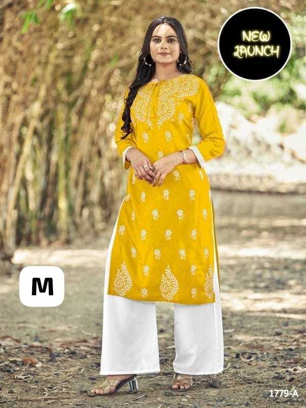 Ynf Rayon KESH502 501 Kurti Plus Size Collections Wholesale Designer Kurtis Rayon Kurtis Embroidered Kurtis Manufacturer