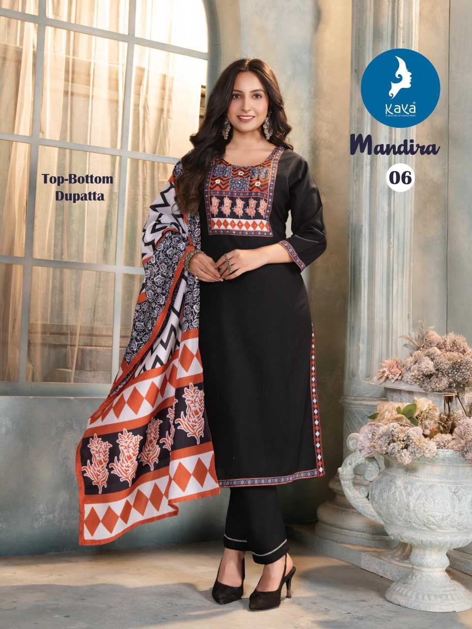 Ynf Rayon RIN190 KAYA MANDIRA Setwise Collections Wholesale Kurtis Catalogs Manufacturer