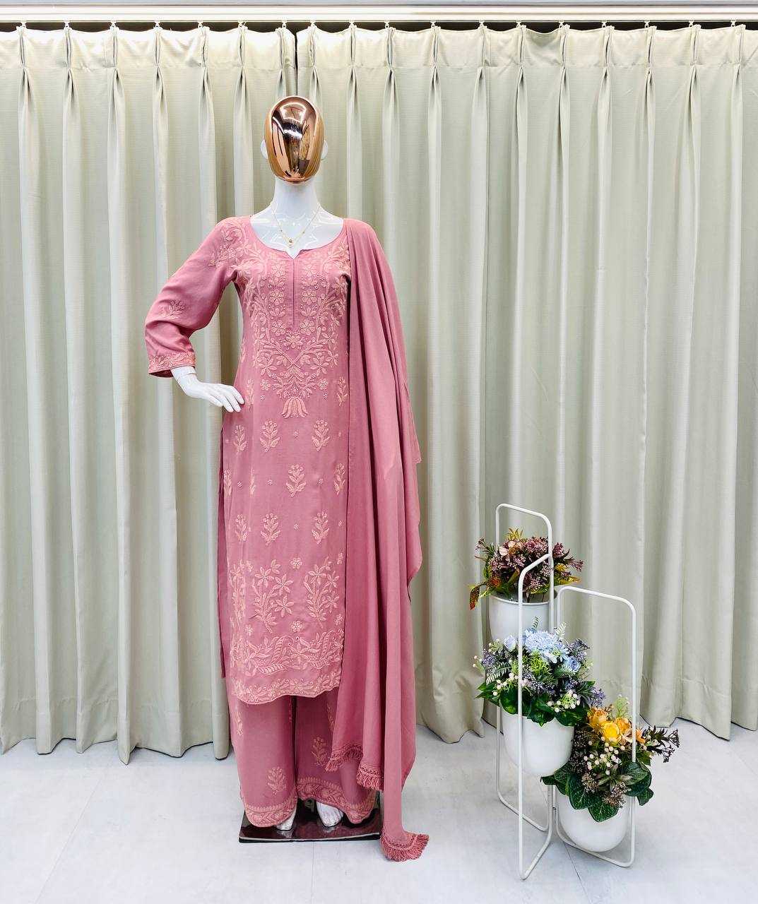 Ynf Reyon Cotton RIN110 368 Suits & Dresses Wholesale Embroidery Suits Cotton Suits Ladies Salwar Suits Manufacturer