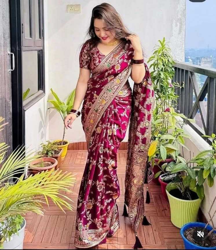 Ynf Russian Silk KESH484 336 Silk Sarees Wedding Collections Festive Collections Wholesale Soft Silk Sarees Zari Border Silk Sarees Silk Sarees For Weddings Manufacturer