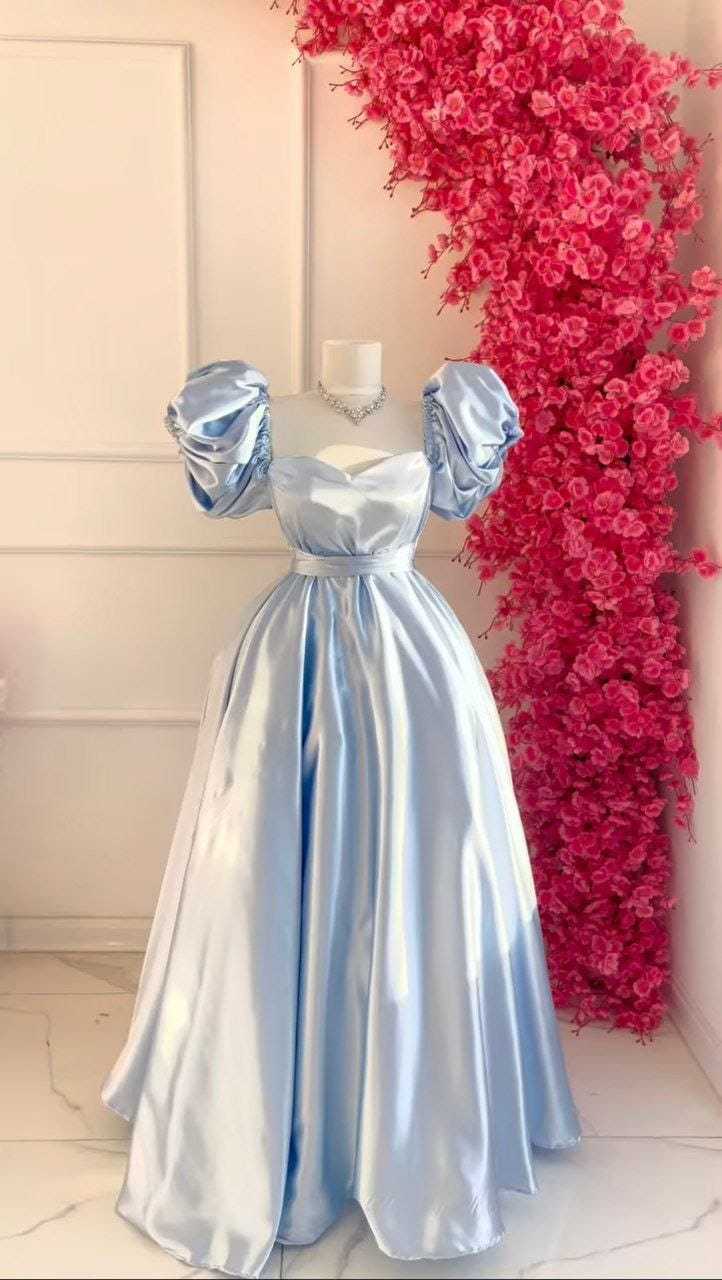 Ynf Satin RIN157 2061 Gowns Wedding Collections Plus Size Collections Wholesale Party Gowns Designer Gowns Satin Gowns Manufacturer