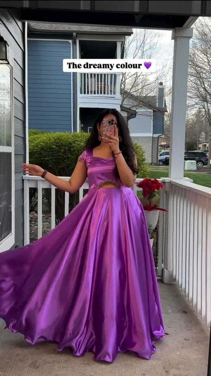 Ynf Satin RIN157 3196 Gowns Plus Size Collections Wholesale Party Gowns Designer Gowns Satin Gowns Manufacturer