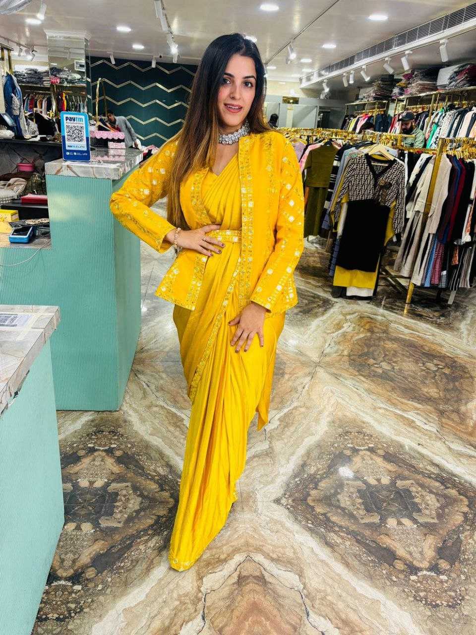Ynf Satin Silk KESH516 9248 Sarees Wholesale Ready To Wear Sarees Party Wear Sarees Fancy Sarees Embroidered Sarees Manufacturer