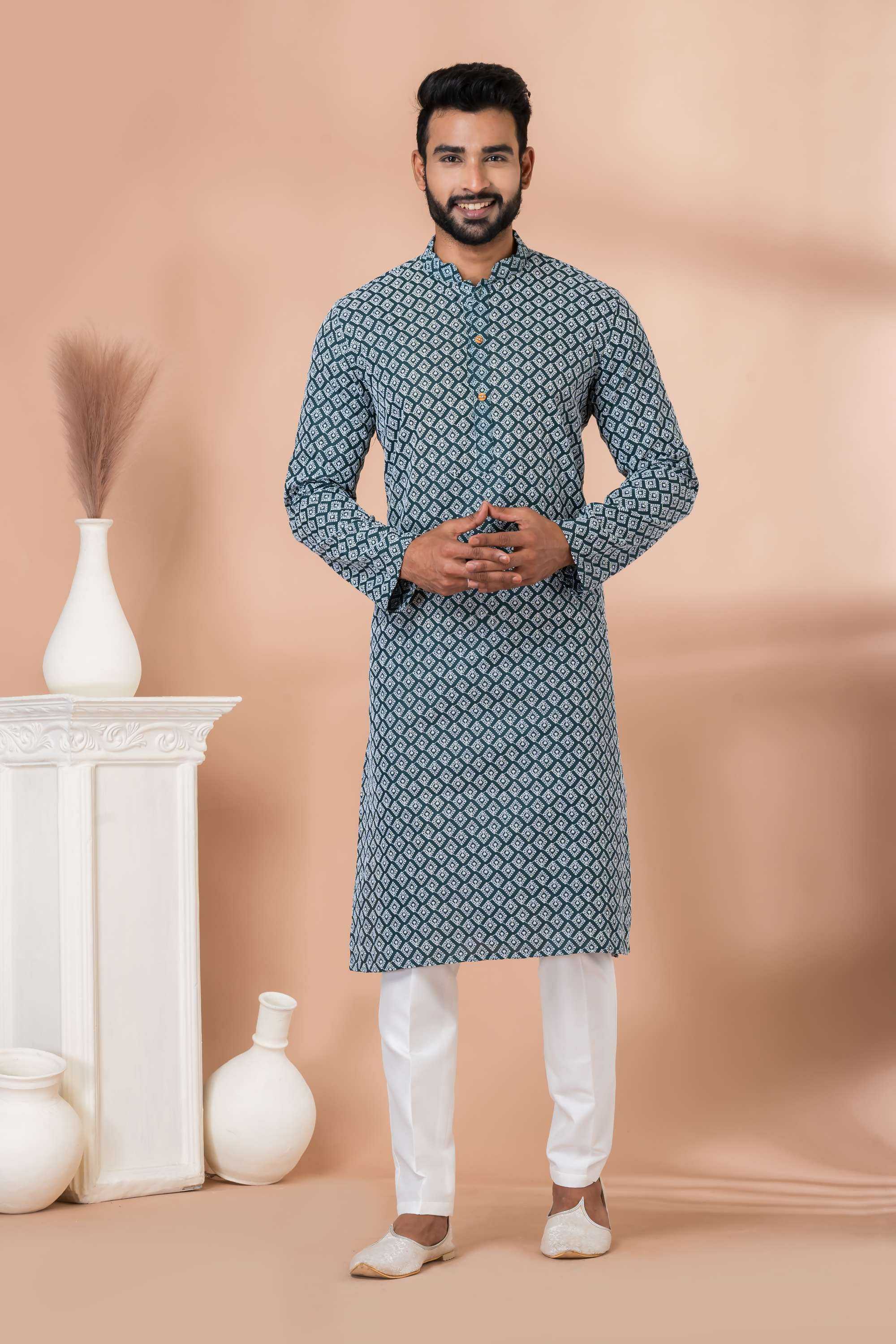 Ynf Silk Cotton RIN223 3435A Mens Wear Wholesale Mens Kurtas Mens Kurta Pyjama Men Wedding kurta Manufacturer