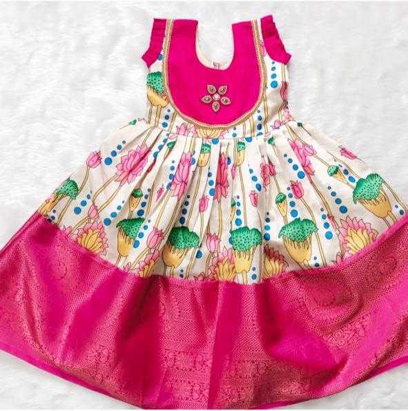 Ynf Silk KESH493 finishing Kids Wear Wholesale Kids Gown Kids Ethnic Gowns Manufacturer