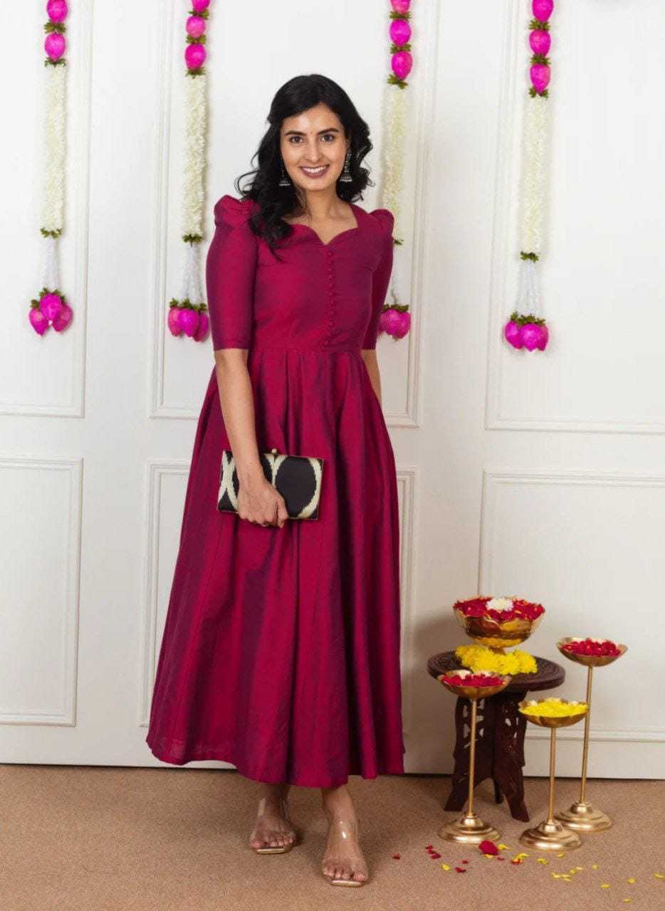 Ynf Silk RIN157 2079 Gowns Wedding Collections Plus Size Collections Wholesale Fancy Gowns Party Gowns Silk Gowns Manufacturer