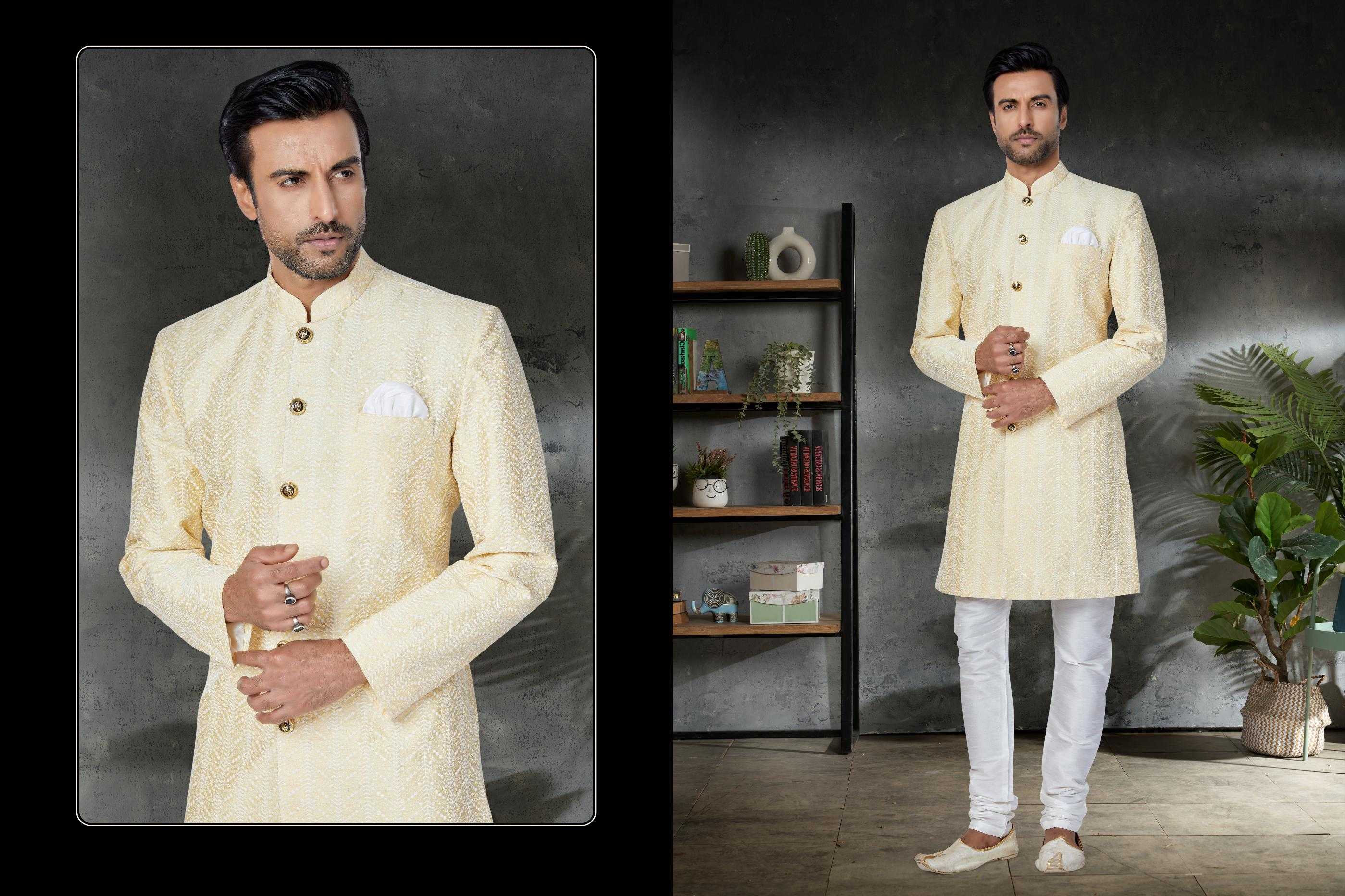 Ynf Silk RIN223 3025B Mens Wear Wholesale Mens Kurtas Mens Kurta Pyjama Men Wedding kurta Manufacturer