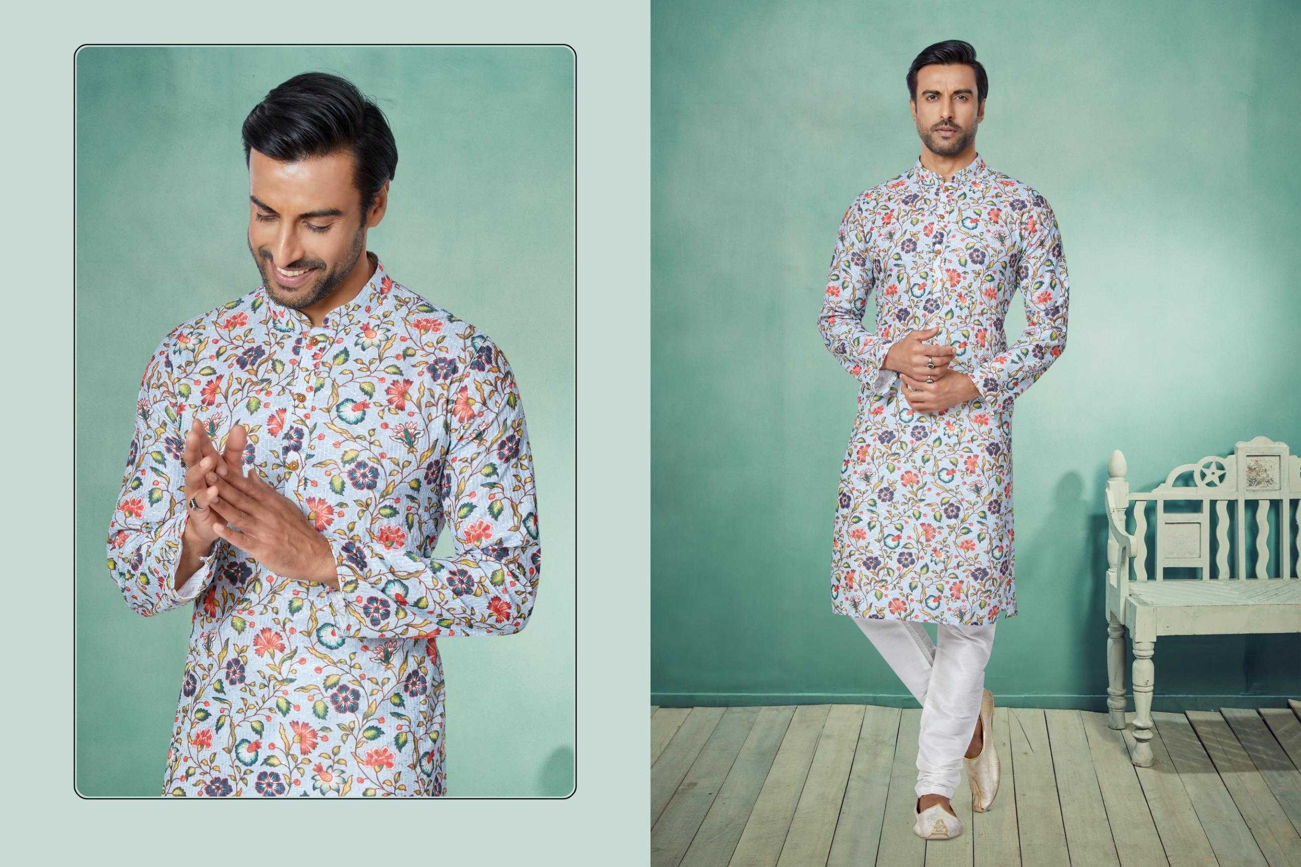 Ynf Silk RIN223 3136 C Mens Wear Wholesale Mens Kurtas Mens Kurta Pyjama Men Wedding kurta Manufacturer