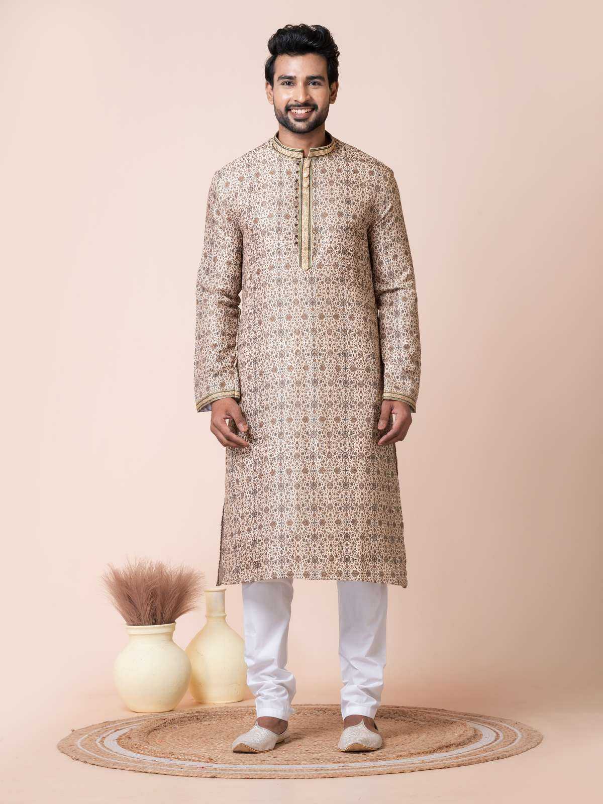 Ynf Silk RIN223 3476B Mens Wear Wholesale Mens Kurtas Mens Kurta Pyjama Men Wedding kurta Manufacturer